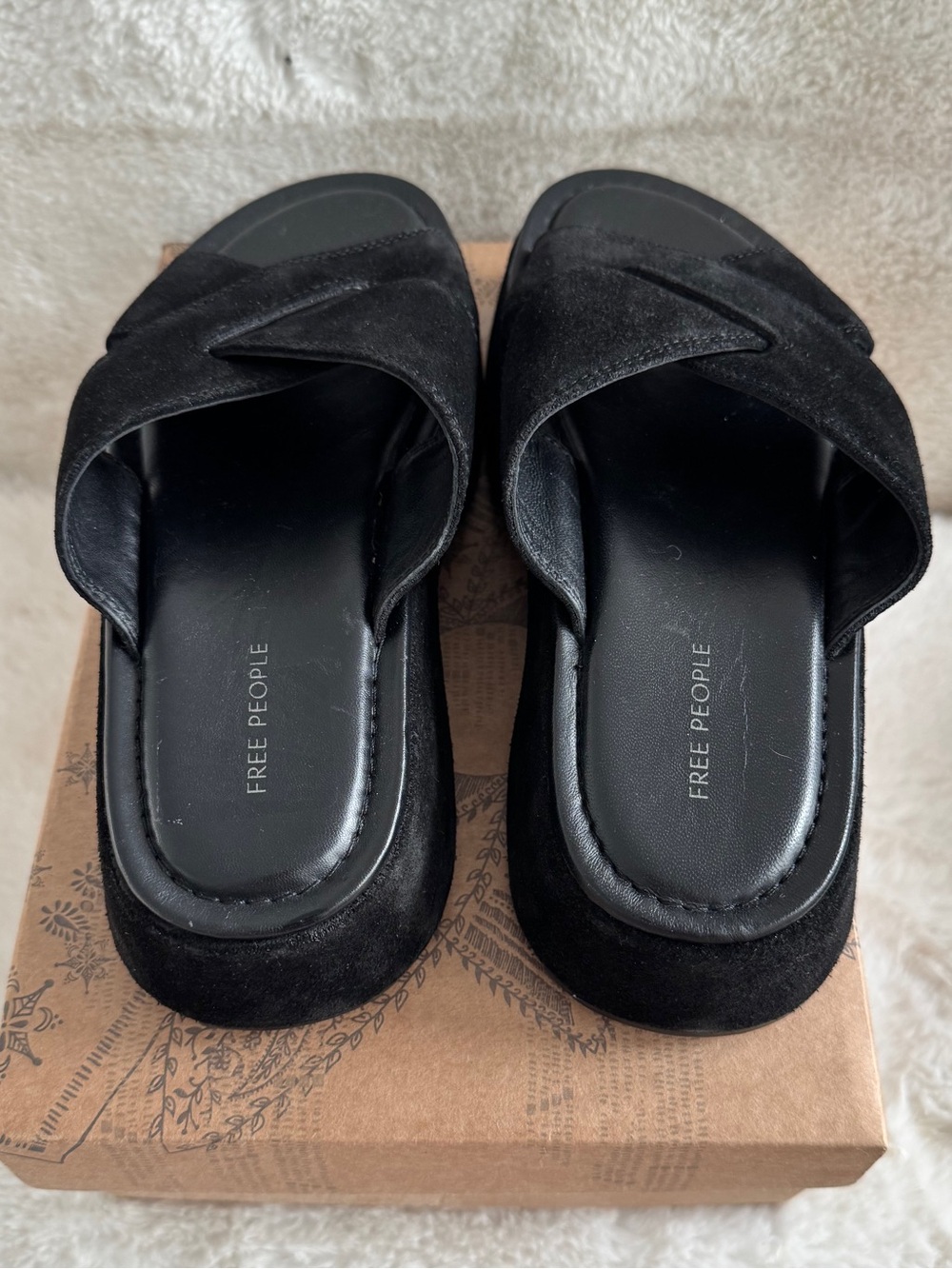 FREE PEOPLE ASBURY FLATFORM SANDAL SIZE 6 1/2 - Picture 9 of 11